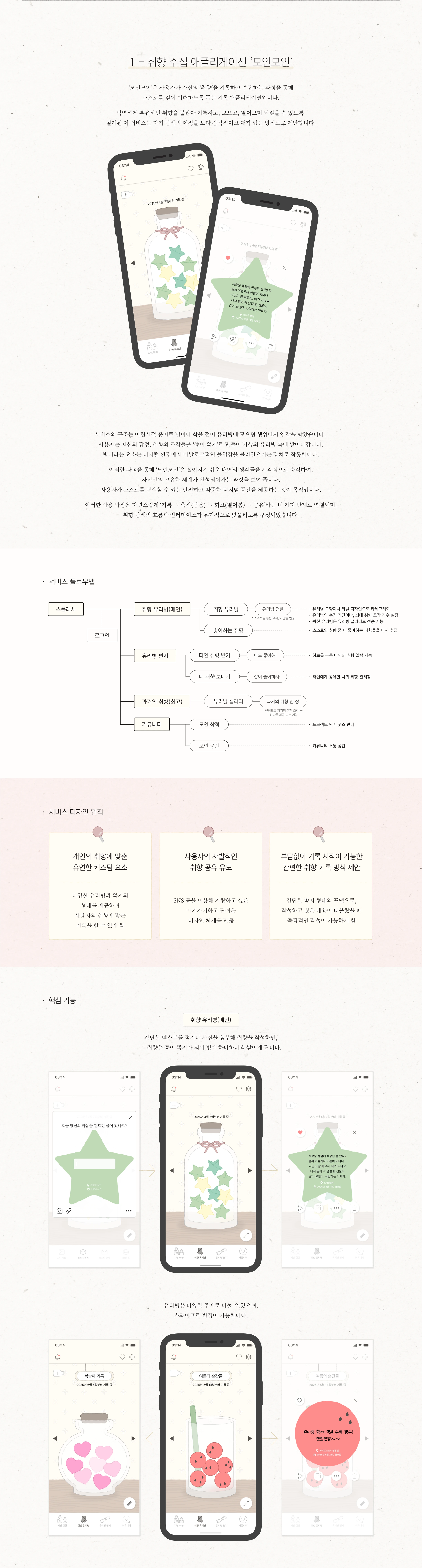 취향 수집 프로젝트, 모인모인